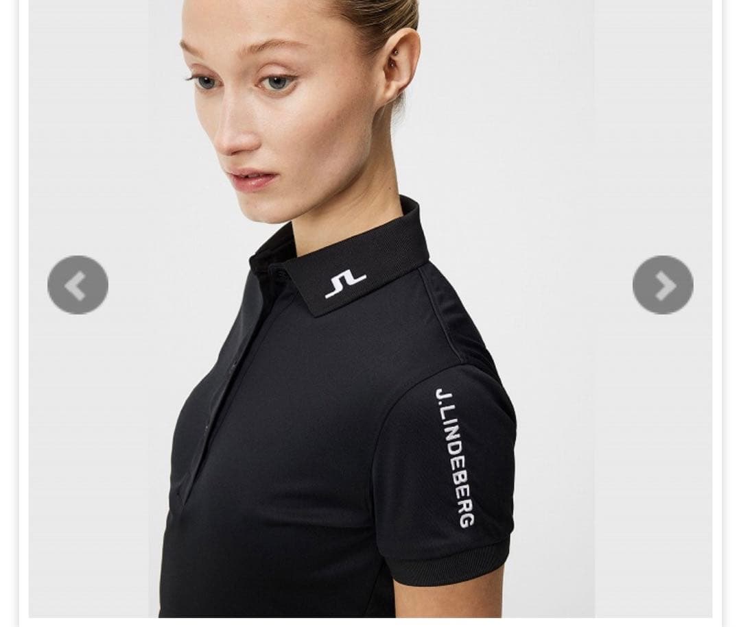 新品未使用 J.LINDEBERG（ジェイリンドバーグ）袖ロゴ刺繍ポロ - メルカリ