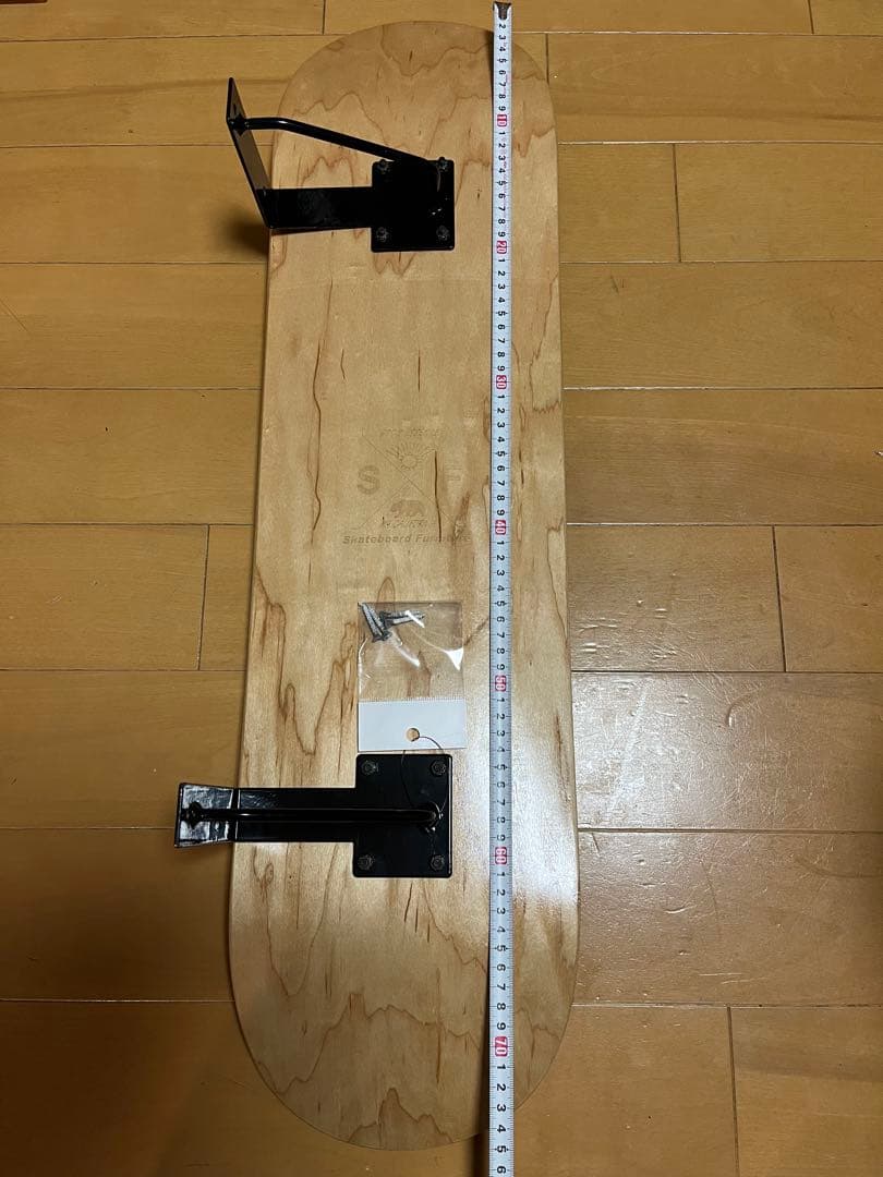 Skateboard Furniture S.F. デッキ　スケートボードラック スケートボードラック スケートボードデッキナチュラル 男前インテリア