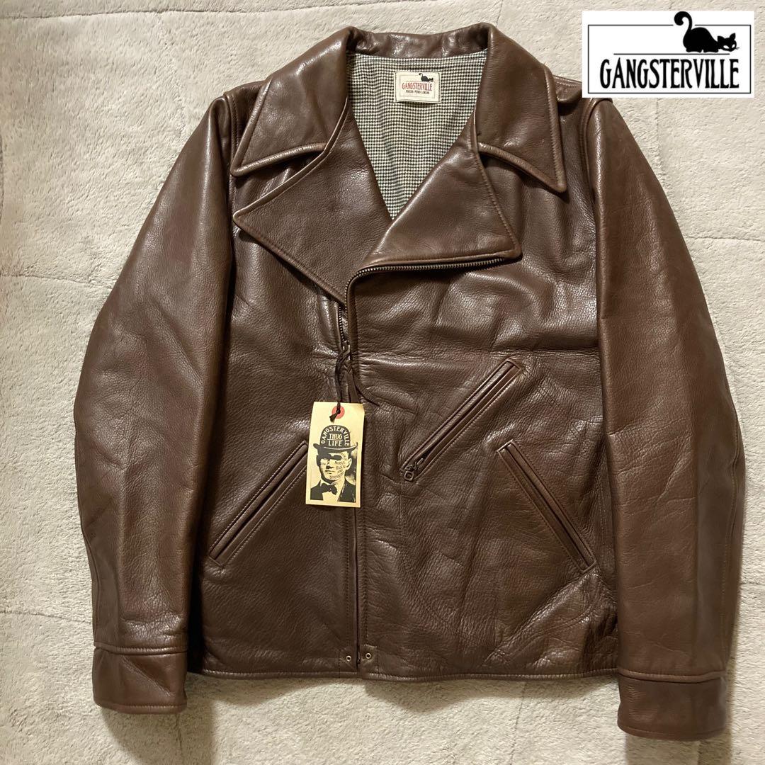 新品未使用　タグ付き　GANGSTERVILLE ダブルライダースジャケット GANGSTERVILLE/ギャングスタービル】2023SS「Sacred Heart Light