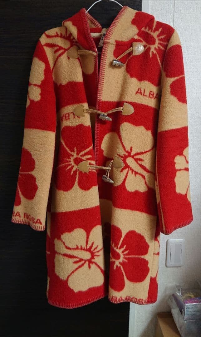 ALBA ROSA アルバローザ ダッフル ブランケットコート 升目コート