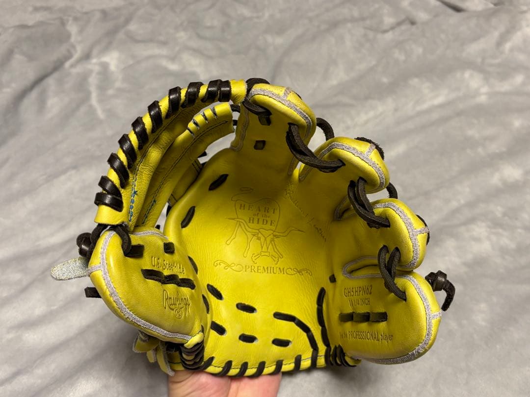 ローリングス 硬式 グローブ 内野手用 GH5HPN62 ジャズイエロー - メルカリ