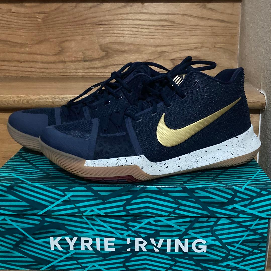 Kyrie Irving バスケットシューズ ネイビー/ゴールド カイリー 4 EP 'ネイビー ゴールド'(Kyrie 4 EP 'PITCH BLUE') ナイキ