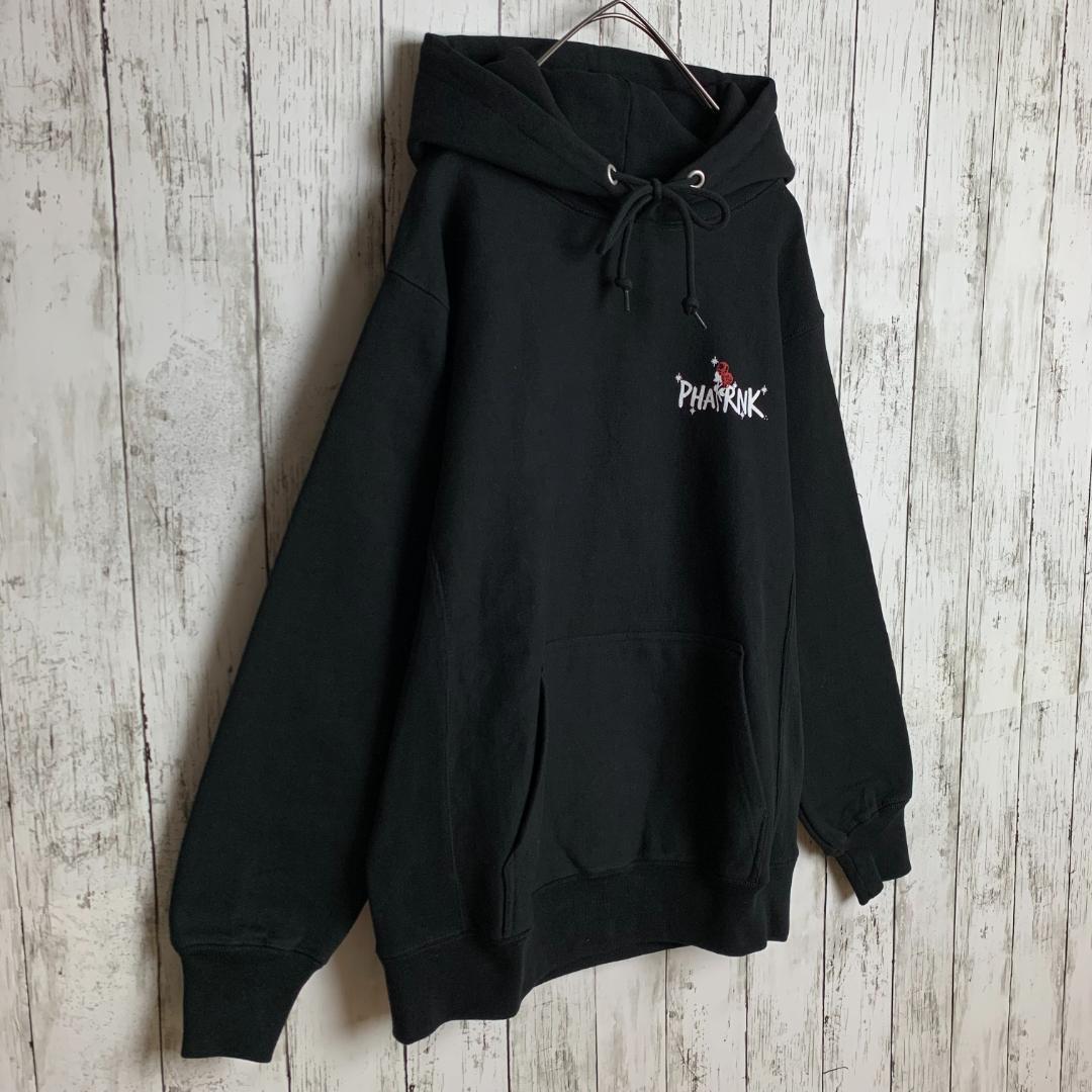 美品・激レア】ファットランク☆ビッグ薔薇ロゴ入り入手困難パーカー