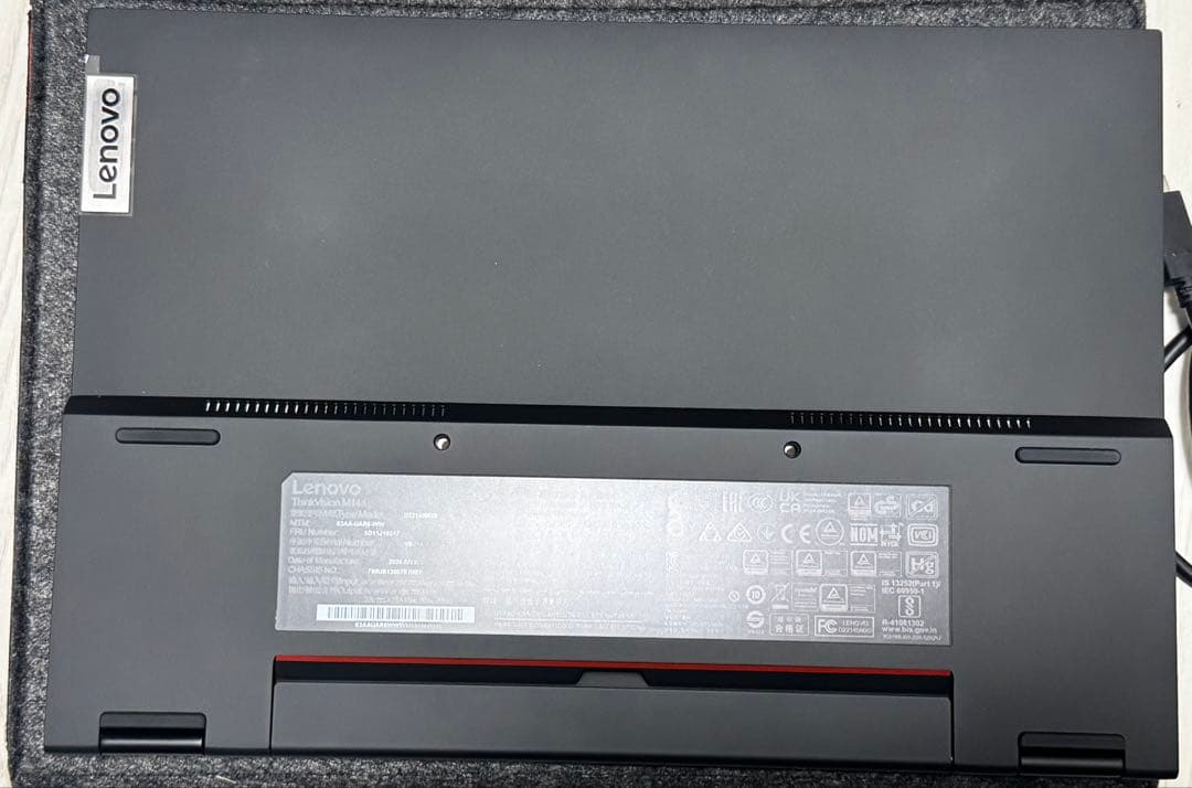 LenovoThinkVision M14d メーカー保証2027年7月まで - メルカリ