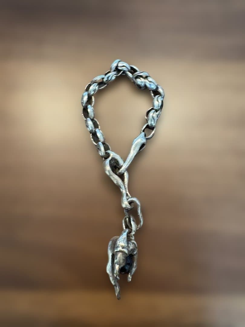 シルバー チェーンブレスレット 爪モチーフ 楽天市場】シルバー925 リンクチェーン ブレスレット シルバー 17