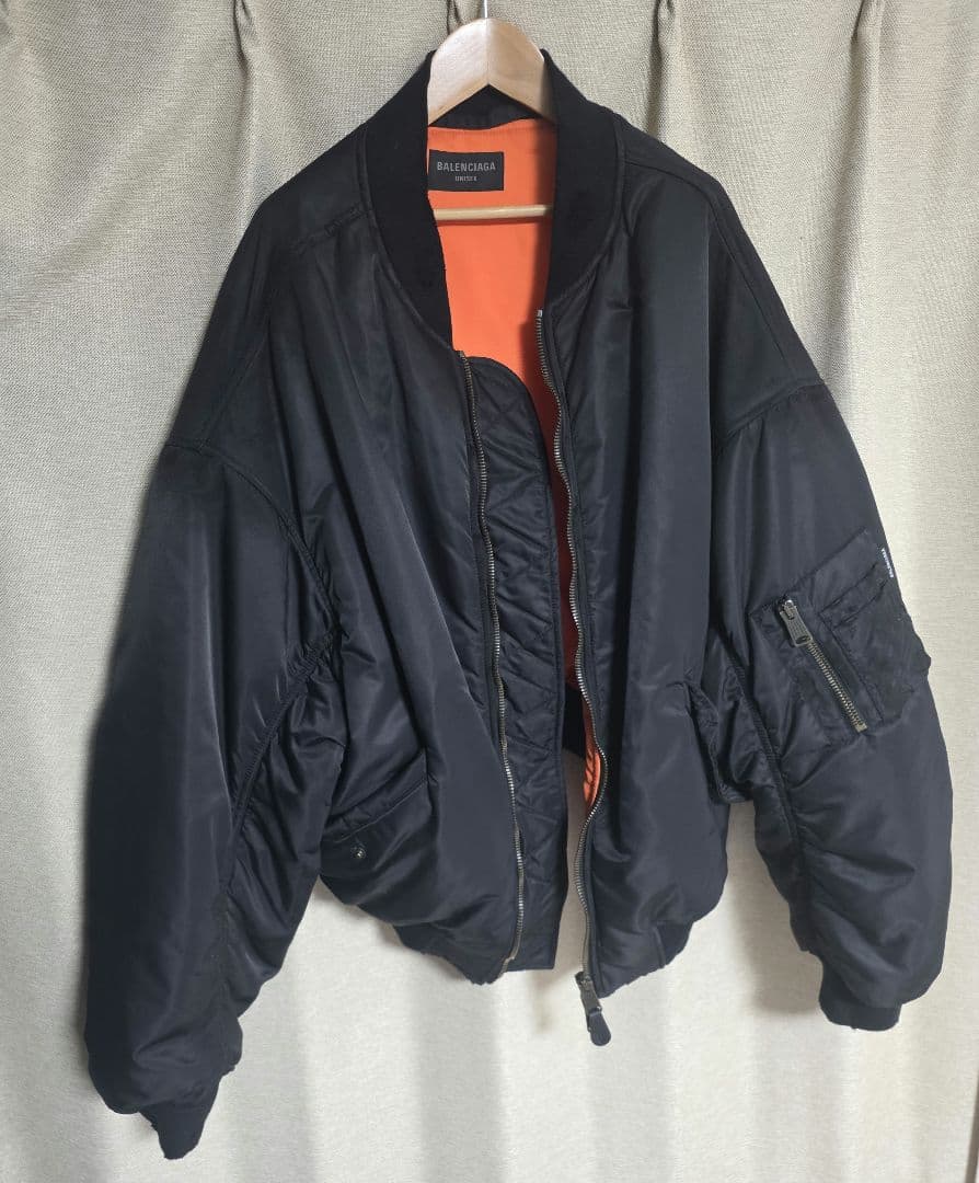 ジャケット・アウター BALENCIAGA offshoulder bomber jacket XS BALENCIAGA バレンシアガ Off Shoulder Bomber Jacket オフショルダー