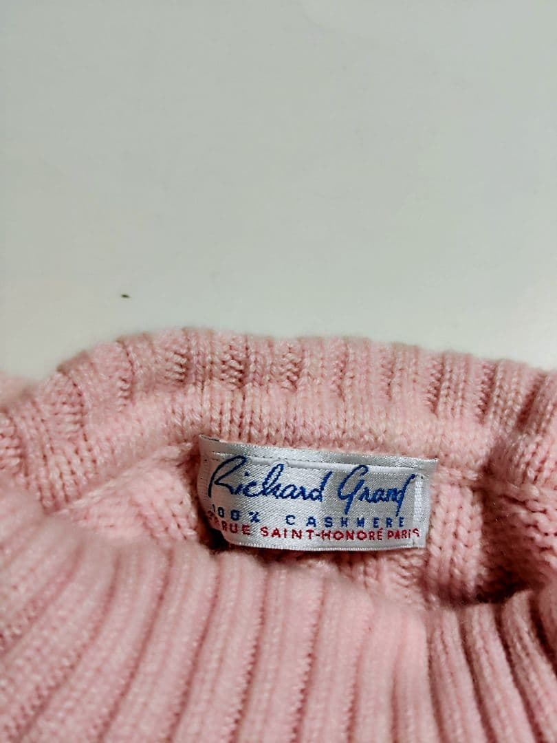 Richard Grand リチャードグランド カシミヤ100%セーター M - メルカリ