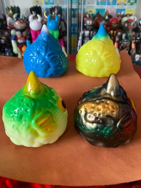 真頭玩具　REALHEAD リアルヘッド　カオスライム4個セット