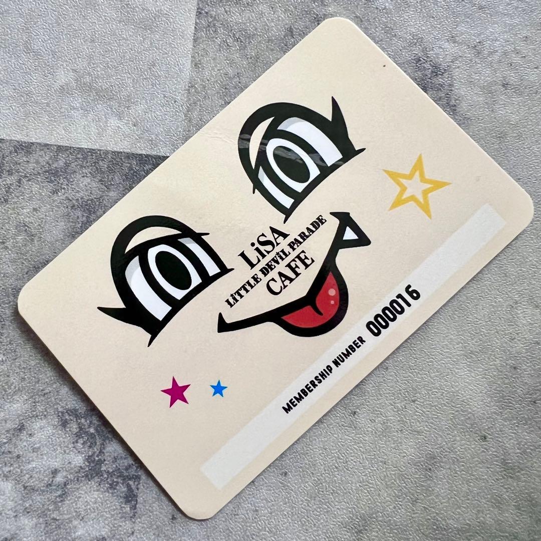 LiSA SPINNSコラボカフェ スピンズ  メンバーズカード ライブグッズ