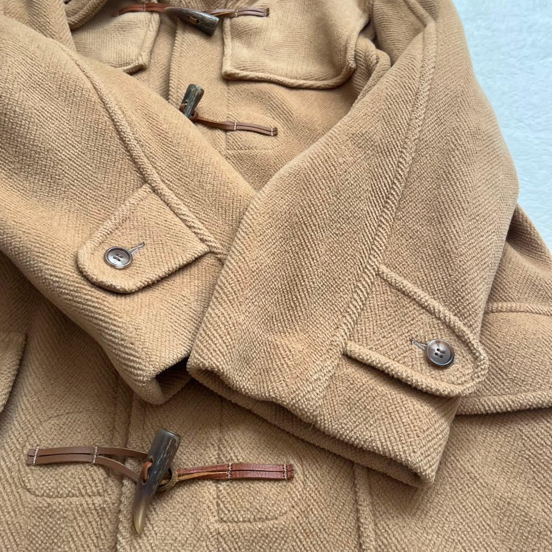 Royal Burlington ダッフルコート ヘリンボーン キャメル - メルカリ