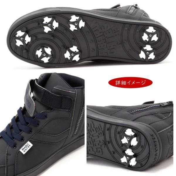 パーリーゲイツ(23.5CM)ハイカットお洒落レディースゴルフシューズ