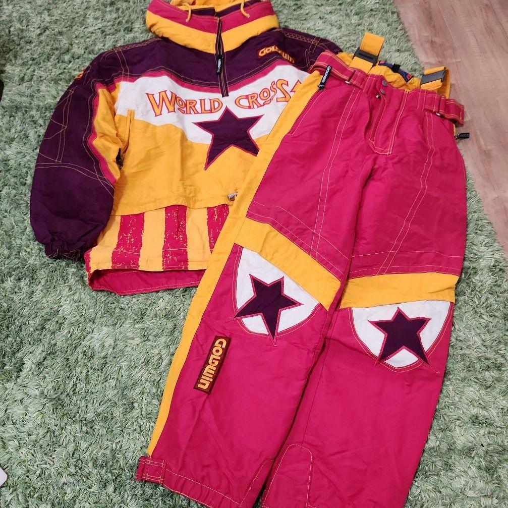ゴールドウィン ヴィンテージ モーグルライン スキーウェア上下セット