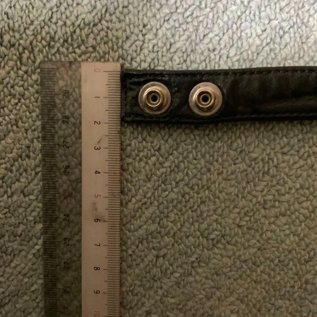 早いもの勝ち！CHROME HEARTS クロムハーツ レザーブレスレット - メルカリ