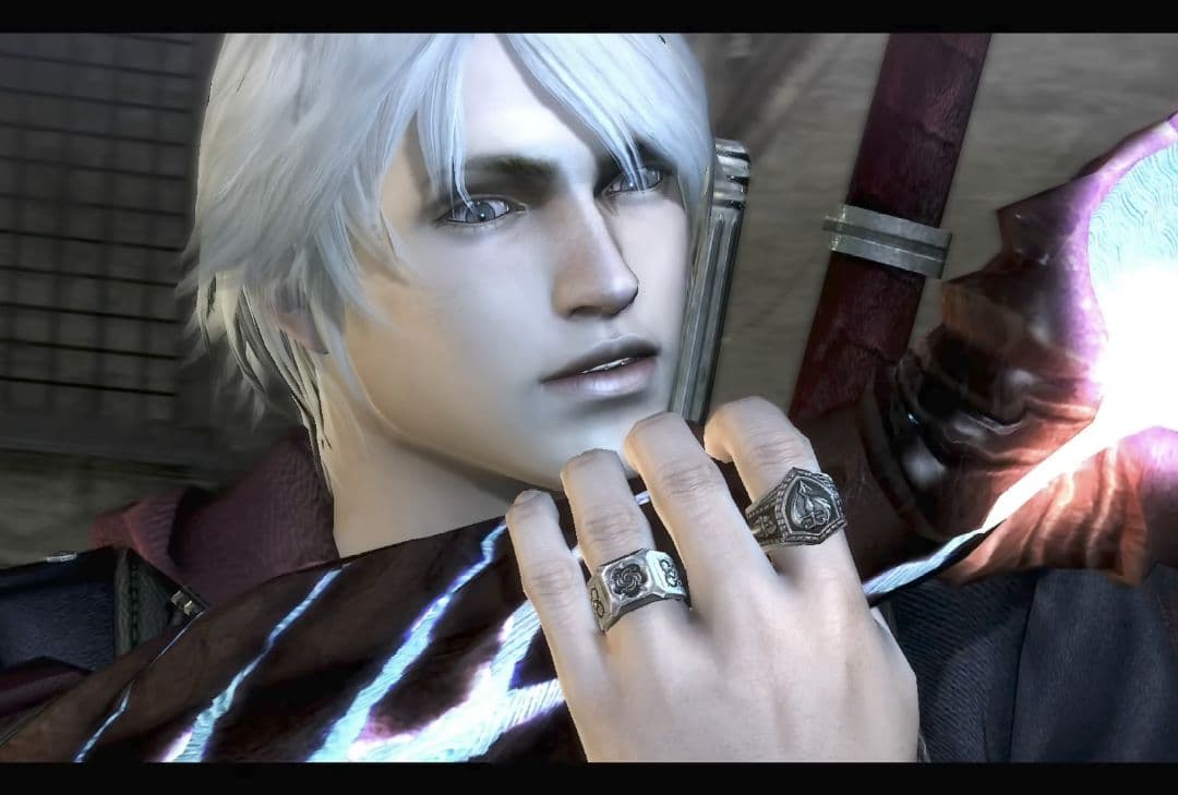 公式 デビルメイクライ 4 ネロのリングセット 教団＆薔薇 レプリカ