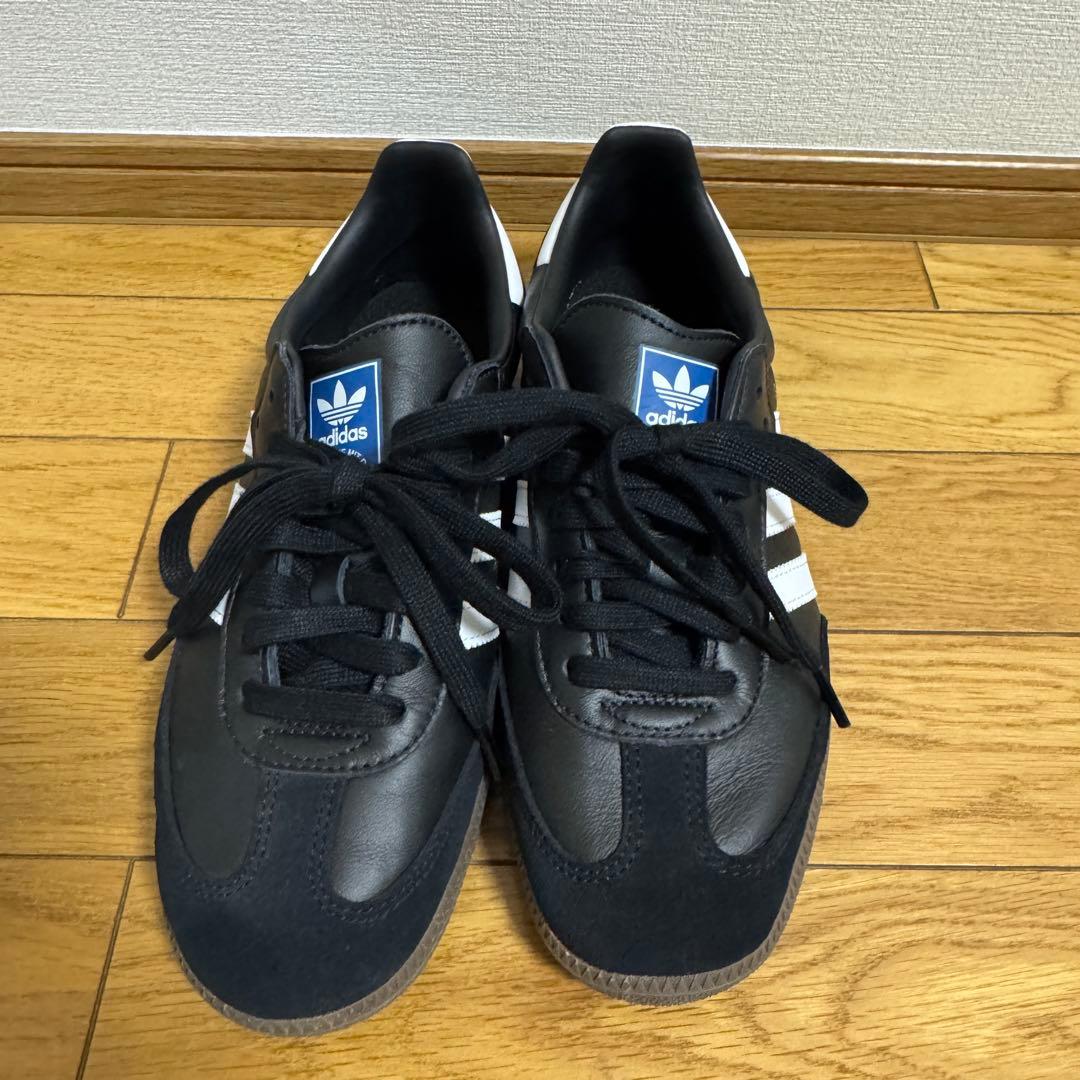 靴 adidas SAMBA BLACK adidas SAMBA OG CORE BLACK/FOOTWEAR WHITE/GUM（アディダス サンバ