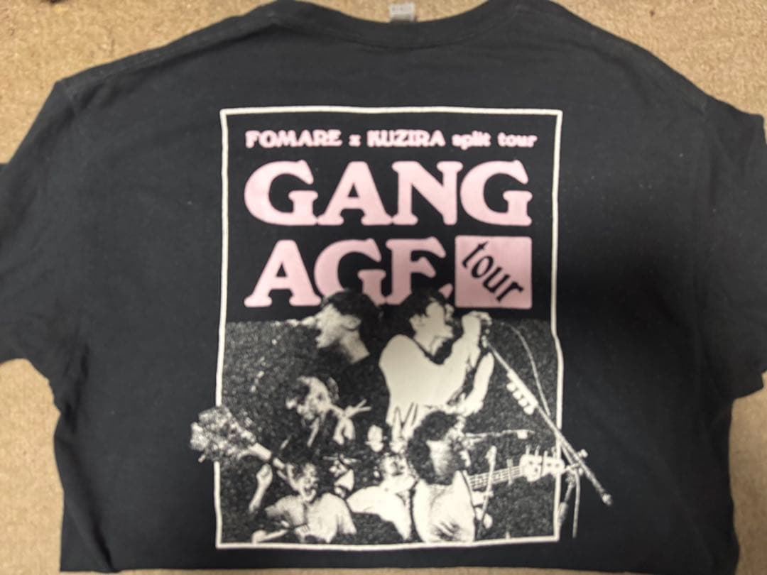 GANG AGE Tシャツ FOMARE × KUZIRAツアー