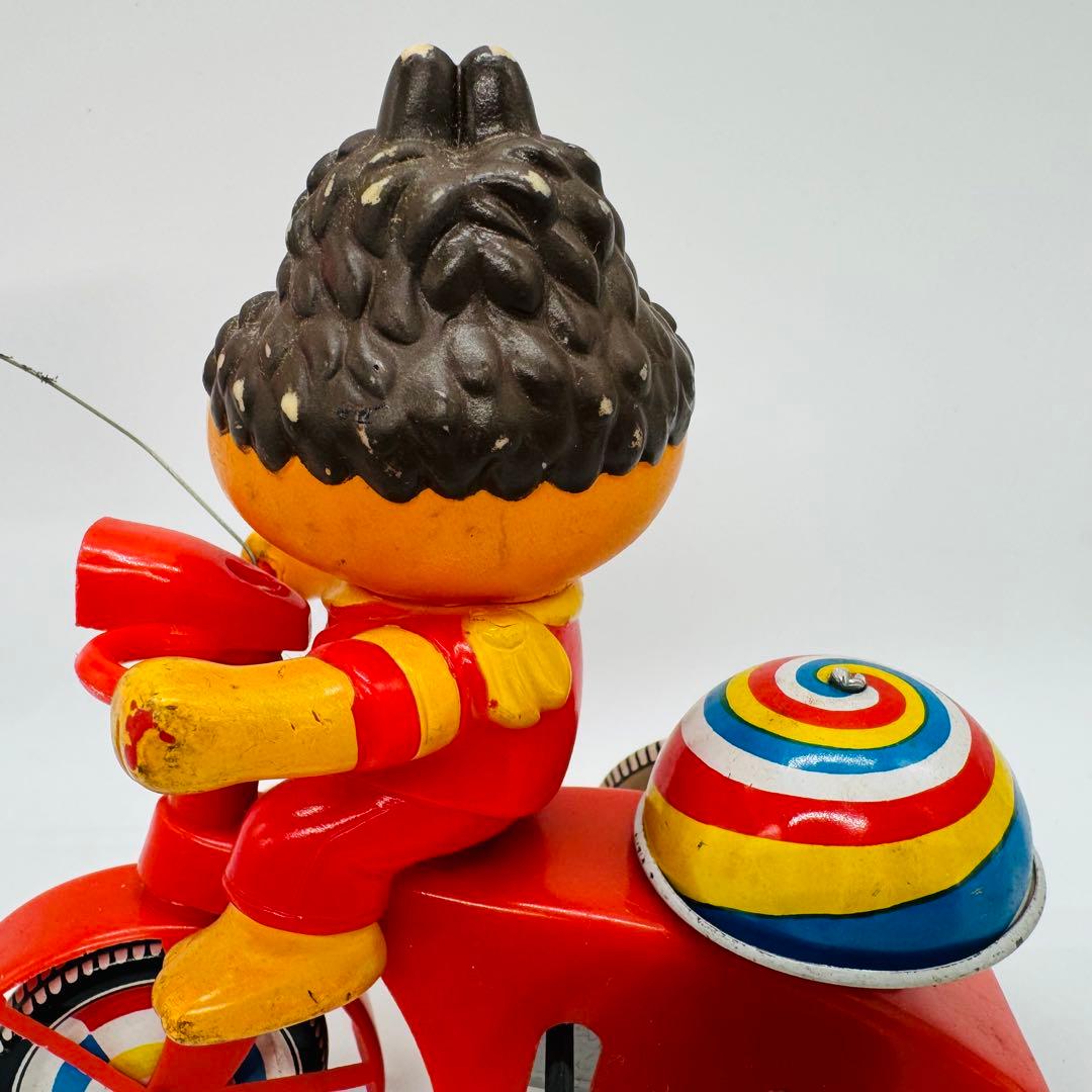 NHK にこにこぷん じゃじゃ丸 ソフビ人形 三輪車