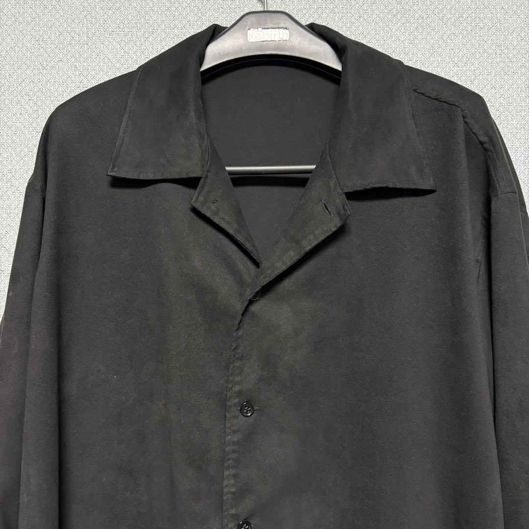 iroquois 382204：E/SUEDE LONG SHIRT black - メルカリ