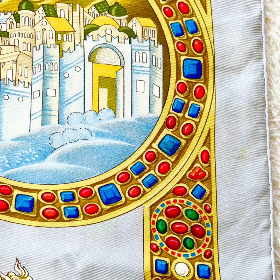 エルメス HERMES カレ90 正義の騎士の勝利 シルク スカーフ