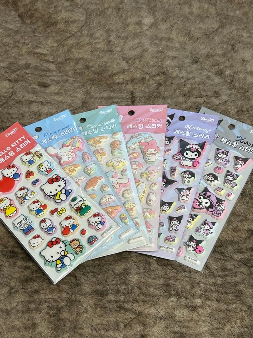 ポケモン サンリオ ボンボンステッカーセット【韓国限定】