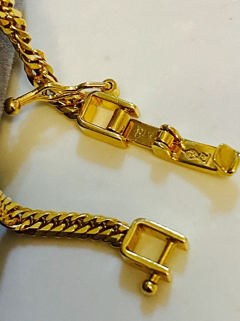 【極美品】18金喜平ネックレス6面W 10.2ｇ50cm