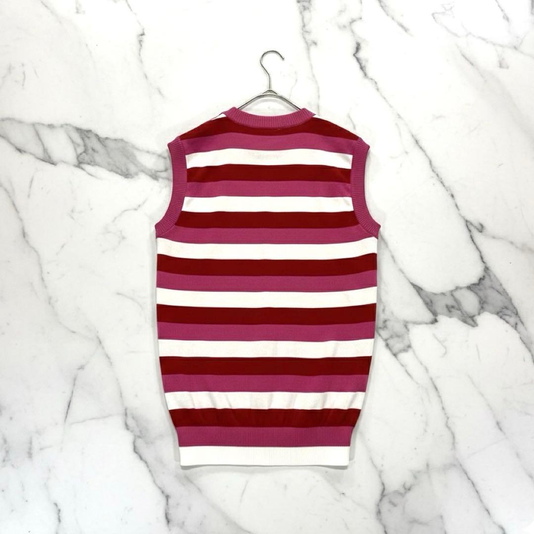 未使用品❗️ ダンスウィズドラゴン ニットベスト ピンク系 ゴルフ M