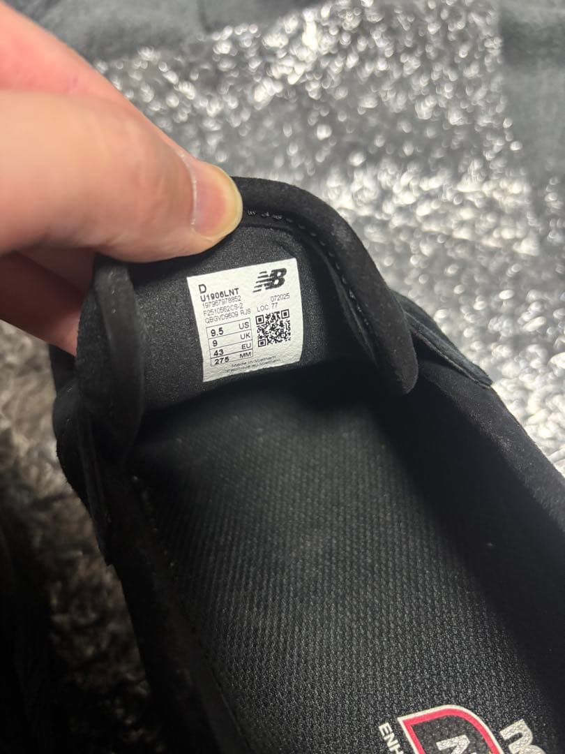 New Balance 1906L ブラック 27.5cm