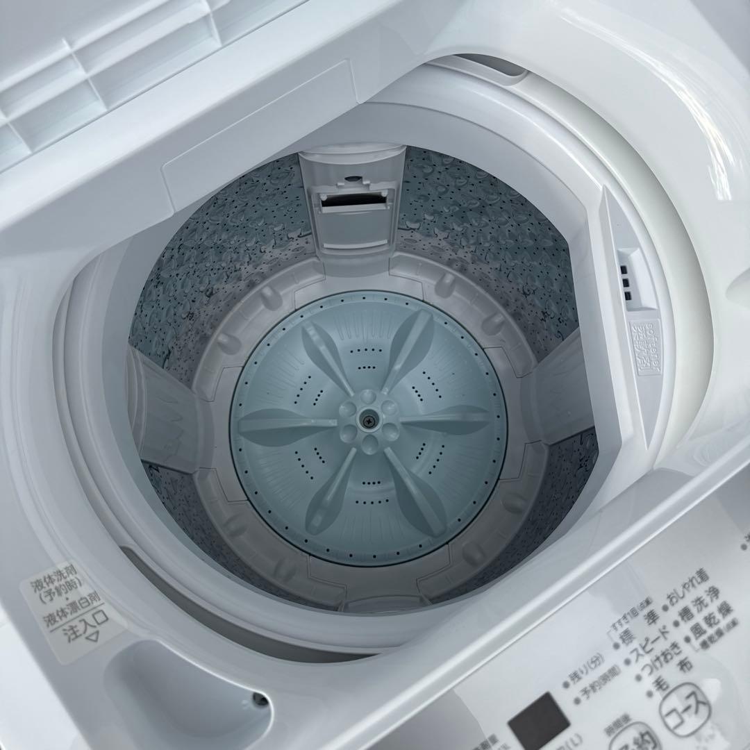 極美品 TOSHIBA 2024年製 洗濯機 4.5kg 簡易乾燥機能付