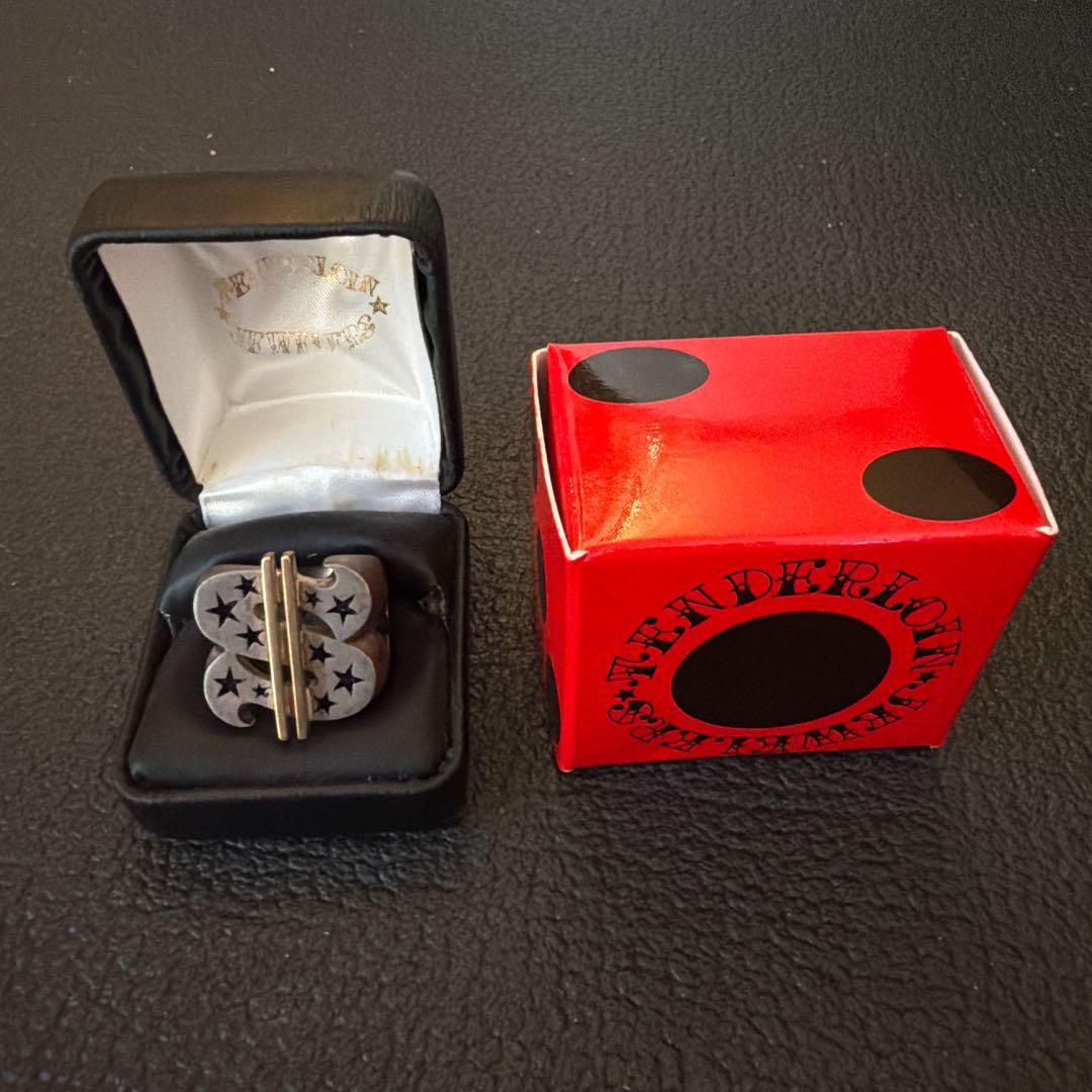 テンダーロイン ダラー リング　シルバー　ゴールド　ケース付き　正規品 8k TENDERLOIN（テンダーロイン） ダラーリング ゴールド/シルバー 8号