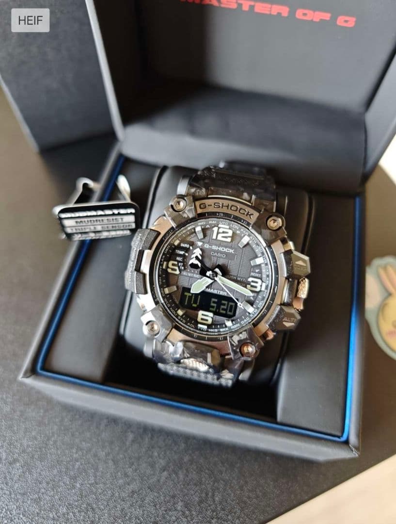 GWG-2000 黒 カシオ＞G-SHOCK MUDMASTER 世界6局対応電波ソーラーウォッチ GWG-2000