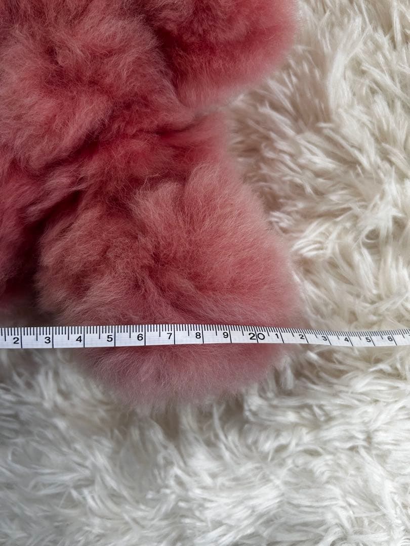 ❣️新商品❣️ベビーアルパカ 100％ クマ ベア ぬいぐるみ アルパカ ピンク