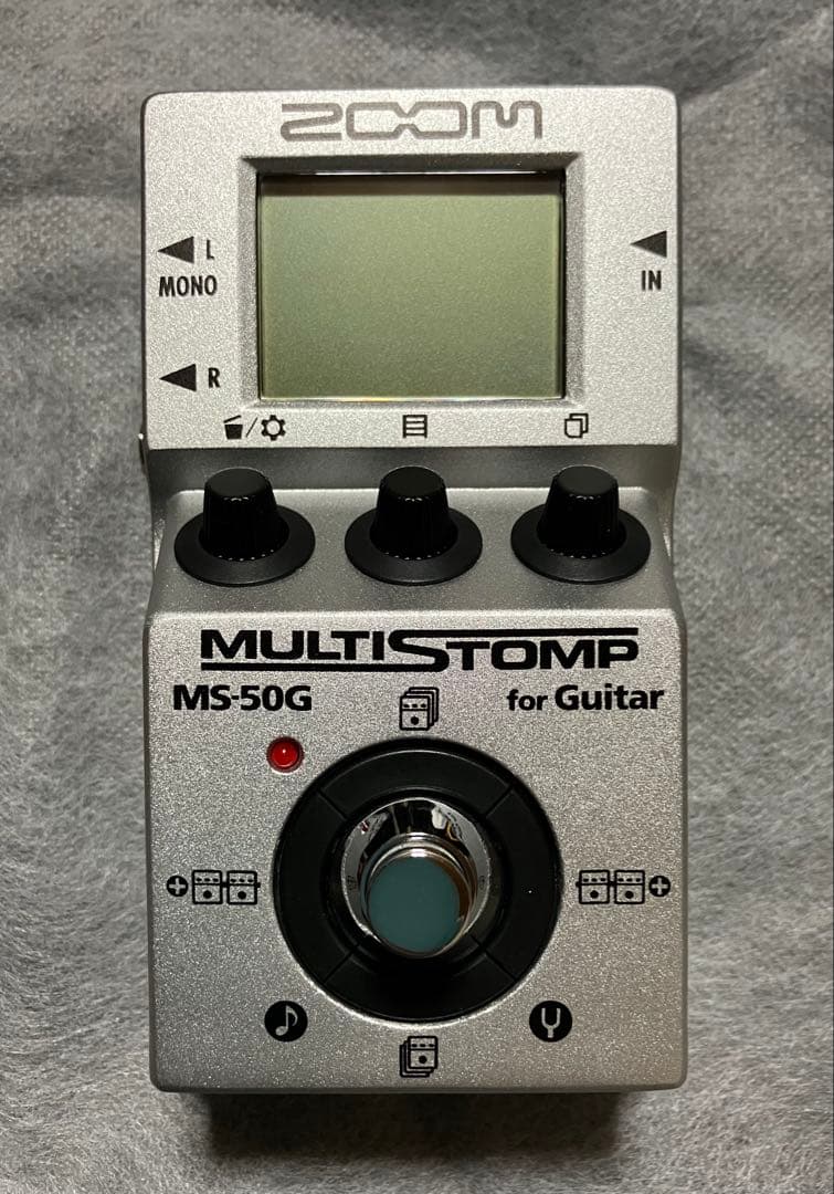 [美品]ZOOM MS-50G オーディオIF・カナレケーブル付 ZOOM MS-50G+ MultiStomp エフェクター マルチストンプボックス ズーム