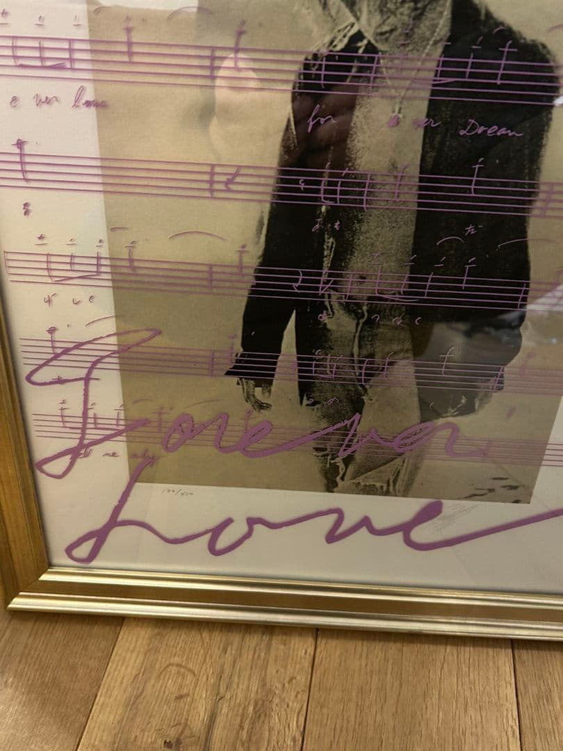 XJAPAN YOSHIKI 限定Forever Love 音楽譜額縁入り