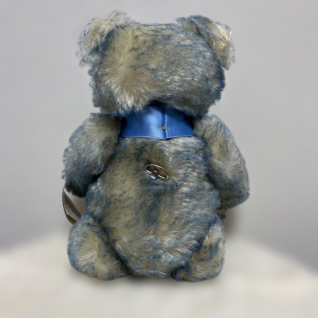 シュタイフ 箱入り ブルー 刺繍 新品未使用 テディベア 限定 白タグ