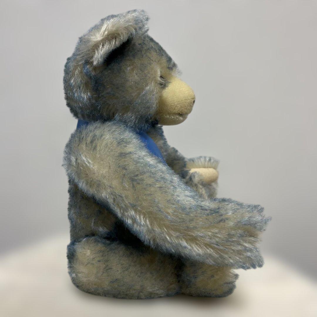 シュタイフ 箱入り ブルー 刺繍 新品未使用 テディベア 限定 白タグ