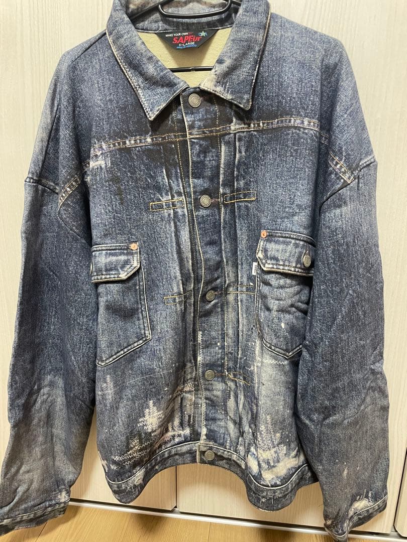 サプール sapeur 5067XX SWEAT JACKET インディゴ SAPEur Lot.5067XX Sweat Jacket サプール デニム - メルカリ