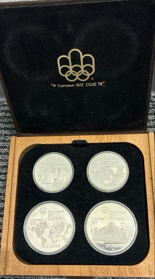 カナダ モントリオール オリンピック 記念銀貨セット - メルカリ