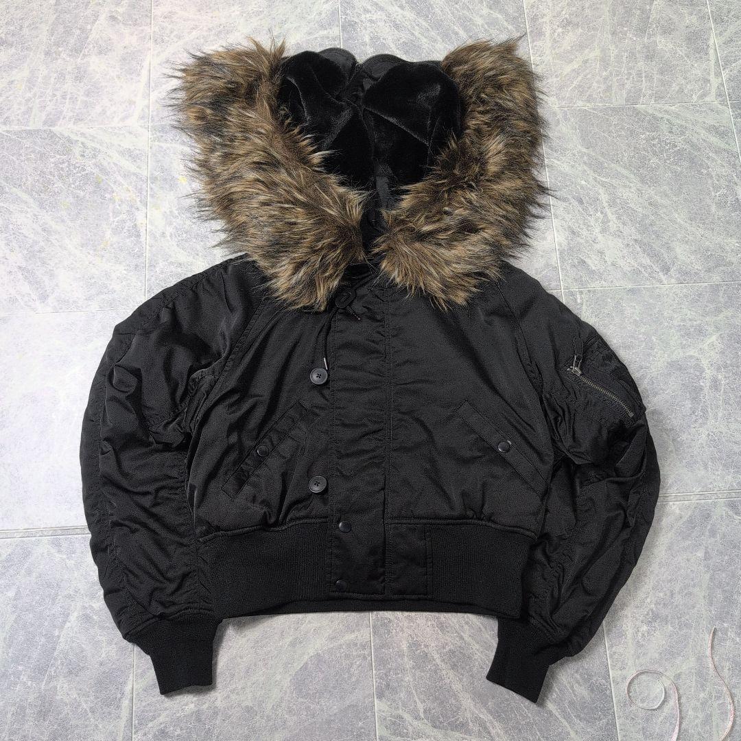 美品 マウジー N-2B ミリタリージャケット MA-1短丈 Y2K 平成 M マウジー N-2B ミリタリージャケット MA-1短丈 Y2K 平成 S - メルカリ