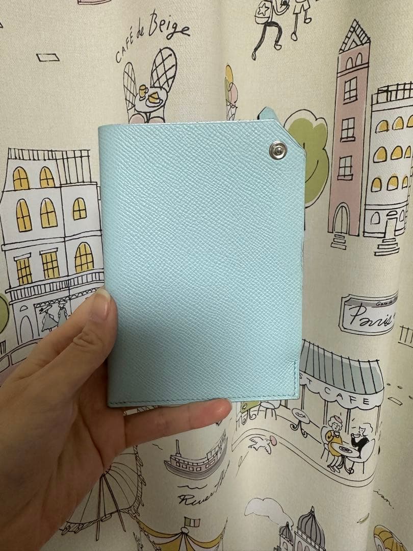 エルメス美品パスポートケース エルメス《MC2マゼラン》パスポートケース☆ブルーインディゴ