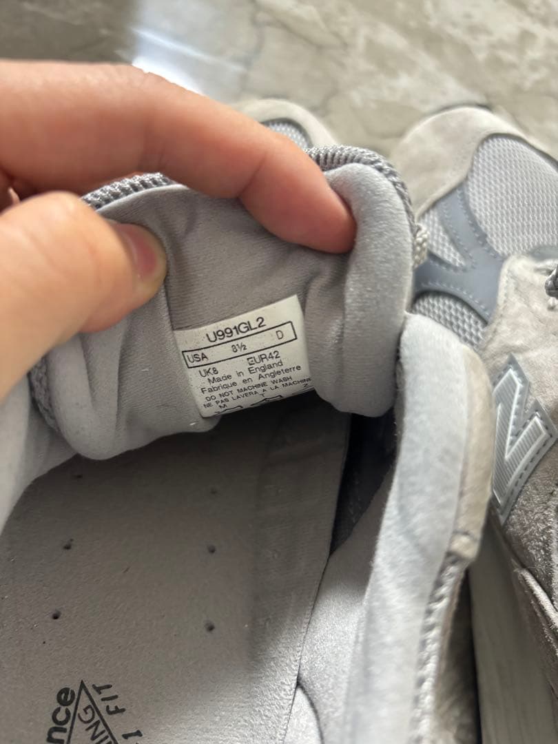ナ*ー様 newbalance U991 V2 GRAY(GL2) 26.5cm