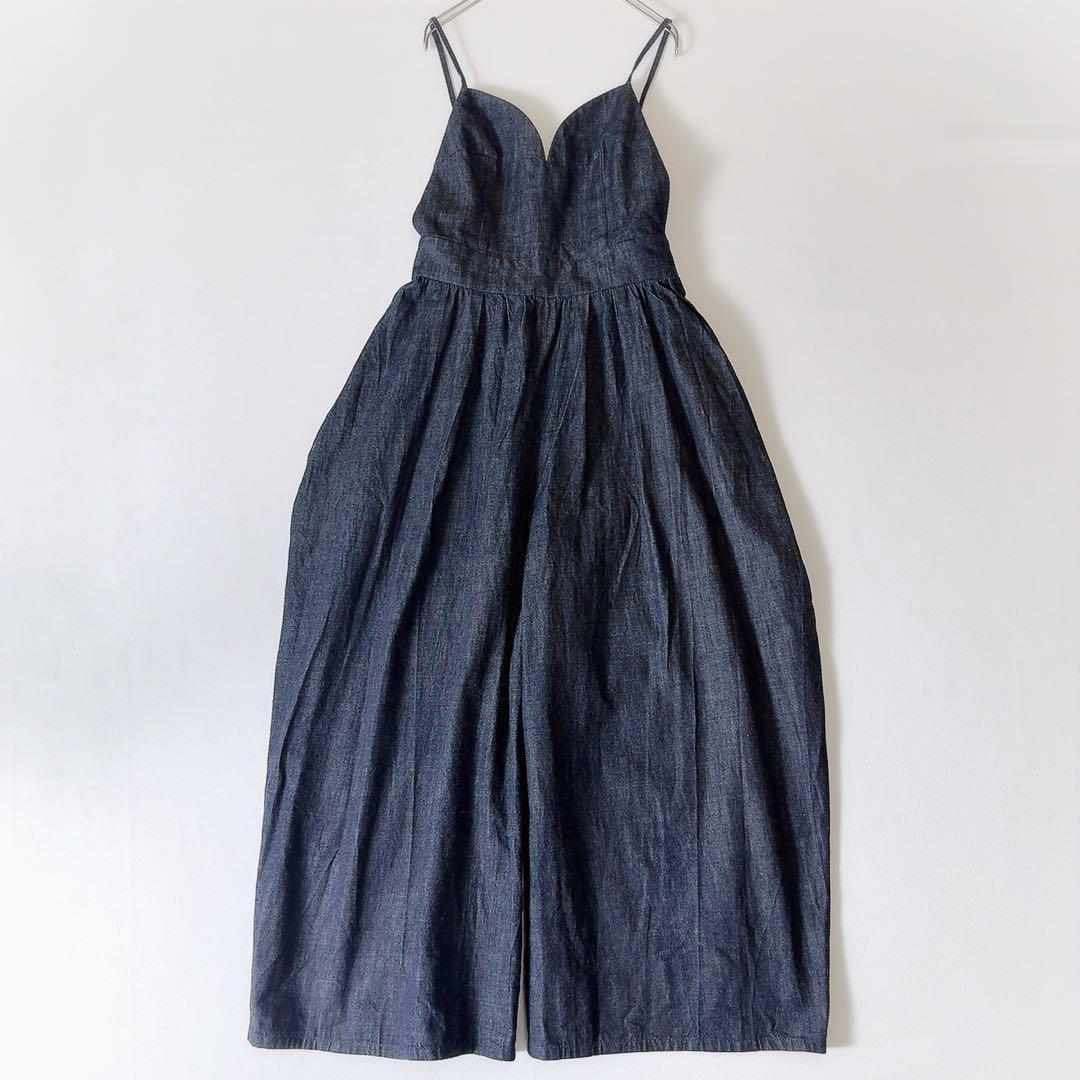 未使用級ꕥイウエンマトフ ドラマ 松本若菜さん着用 デニムビスチェ