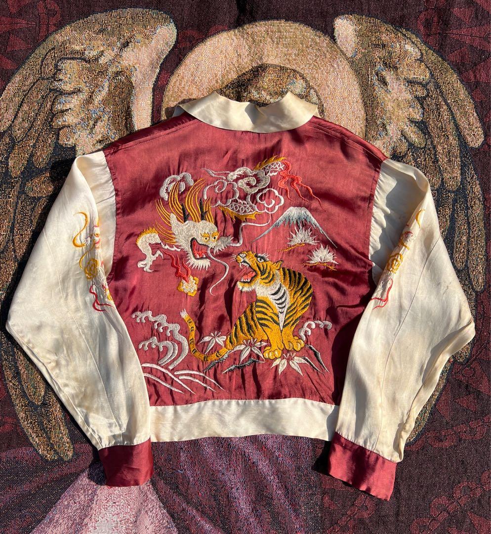 ト*ワ様 40s 50s souvenir shirt スカシャツ 2tone - メルカリ