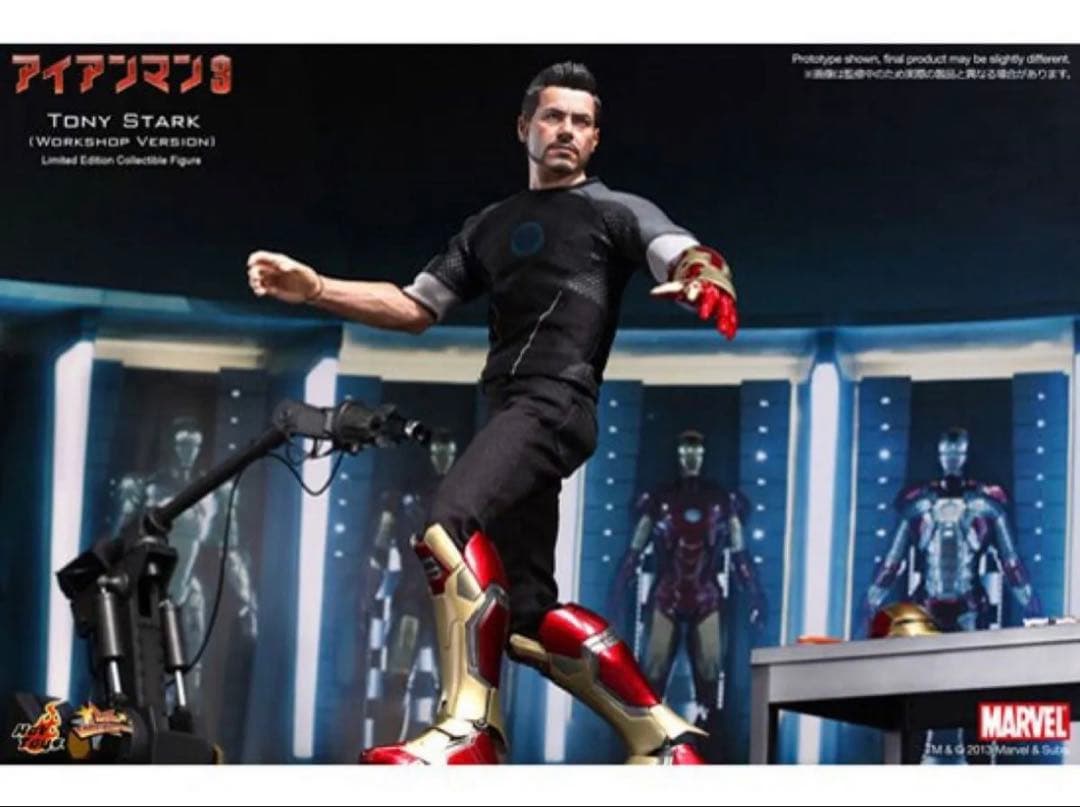 アイアンマン3 トニースターク　フィギュア　開発作業ver