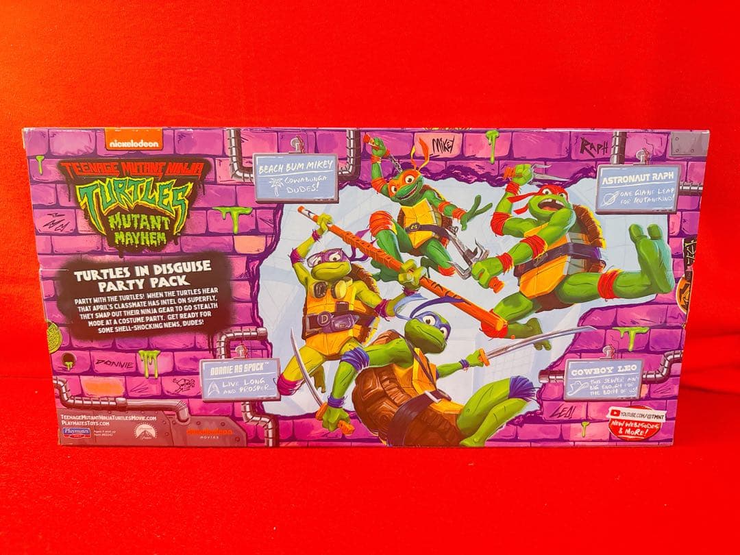 タートルズ ミュータントパニック パーティー 仮装版 フィギュア セット