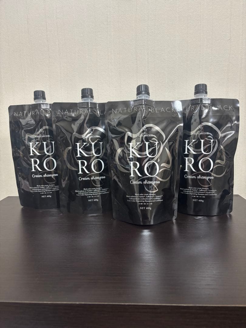 VALANROSE【NATURALBLACK】 Amazon | 【1本7役】VALANROSE hair KUROクリームシャンプー 400g