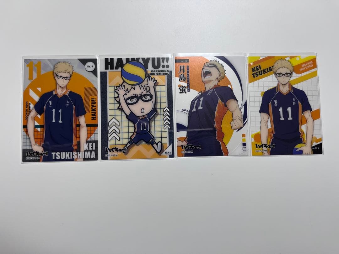 ハイキュー 月島蛍 カード類 アクスタ 缶バッチ - メルカリ