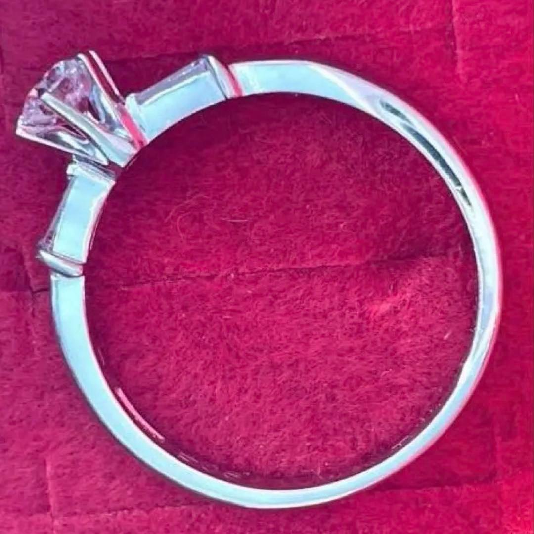 ラザールダイヤモンドリング PT900 0.25脇石0.08 VVS 2 D