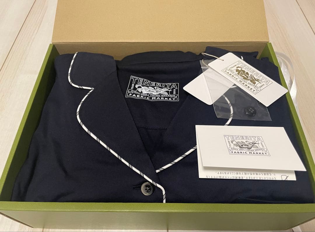 TENERITA オーガニックコットン プレーンジャージレディースワンピース 80/2 プレーンジャージレディースワンピース(38(M) ネイビー): ウェア