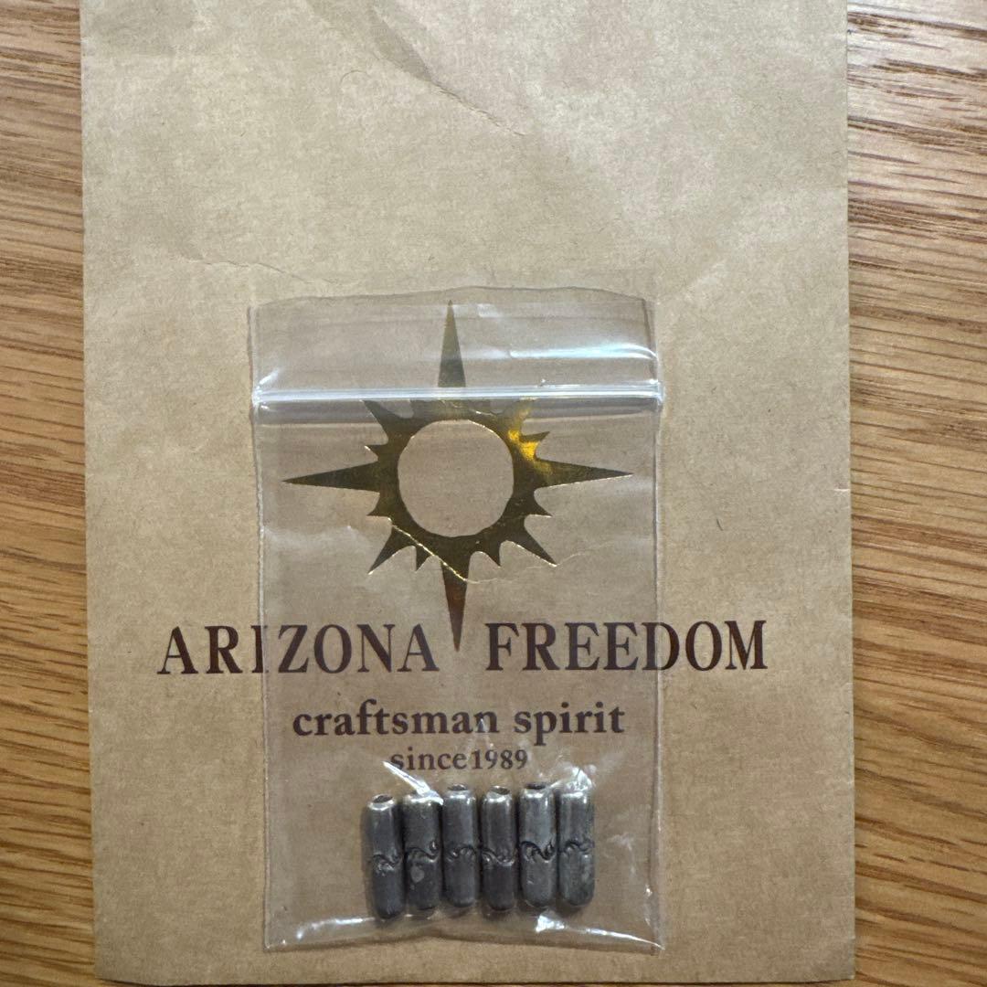 アリゾナフリーダム シルバー唐草ビーズpa-25f 6個セット アリゾナフリーダム シルバー唐草ビーズpa-25f 6個セット