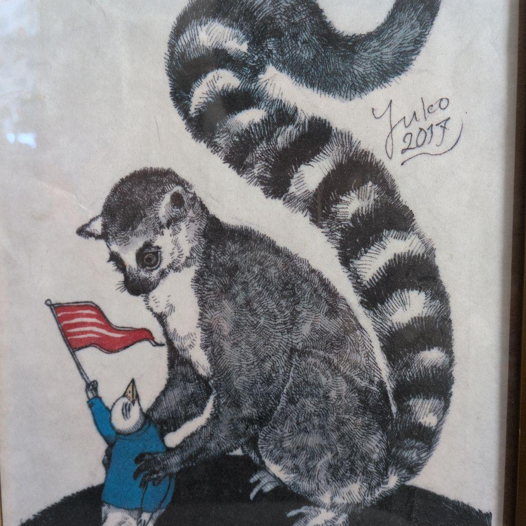 ヒグチユウコ 書店購入特典 複製画プリント 2017 非売品